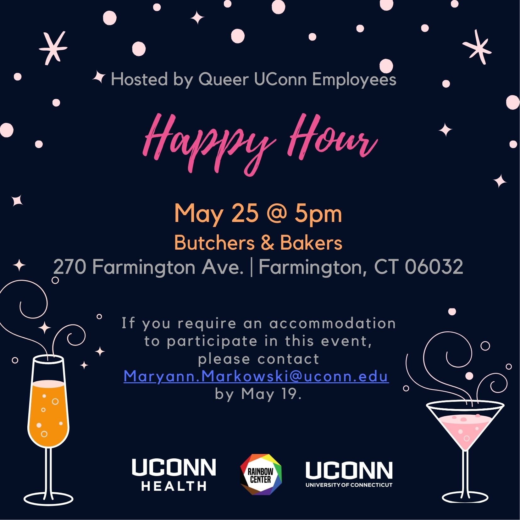 Image button to PDF flyer for May 25, 2023 happy hour